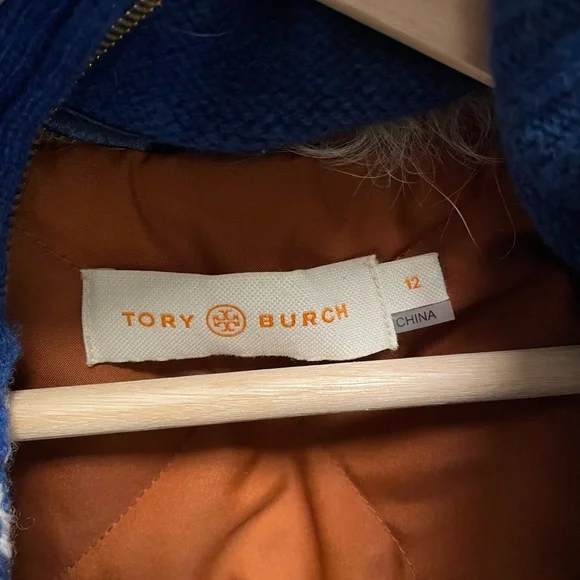 Tory Burch Lancaster coat size 12